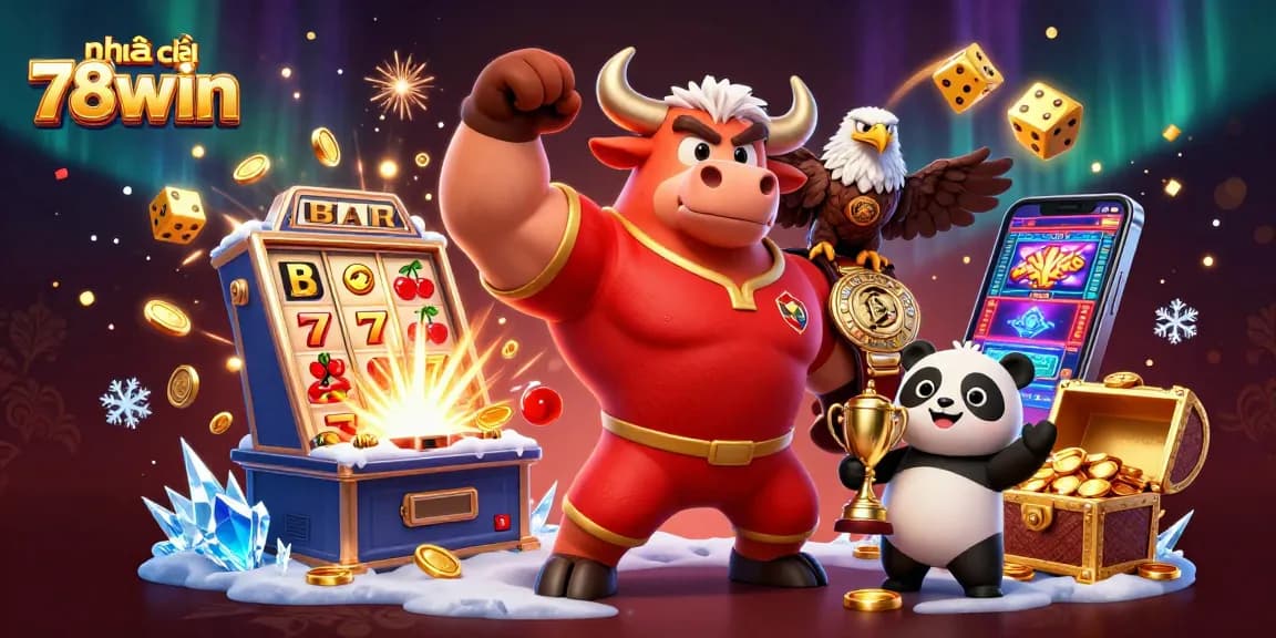 Join the excitement at nhà cái 78win with dynamic casino illustrations and vibrant game moments.