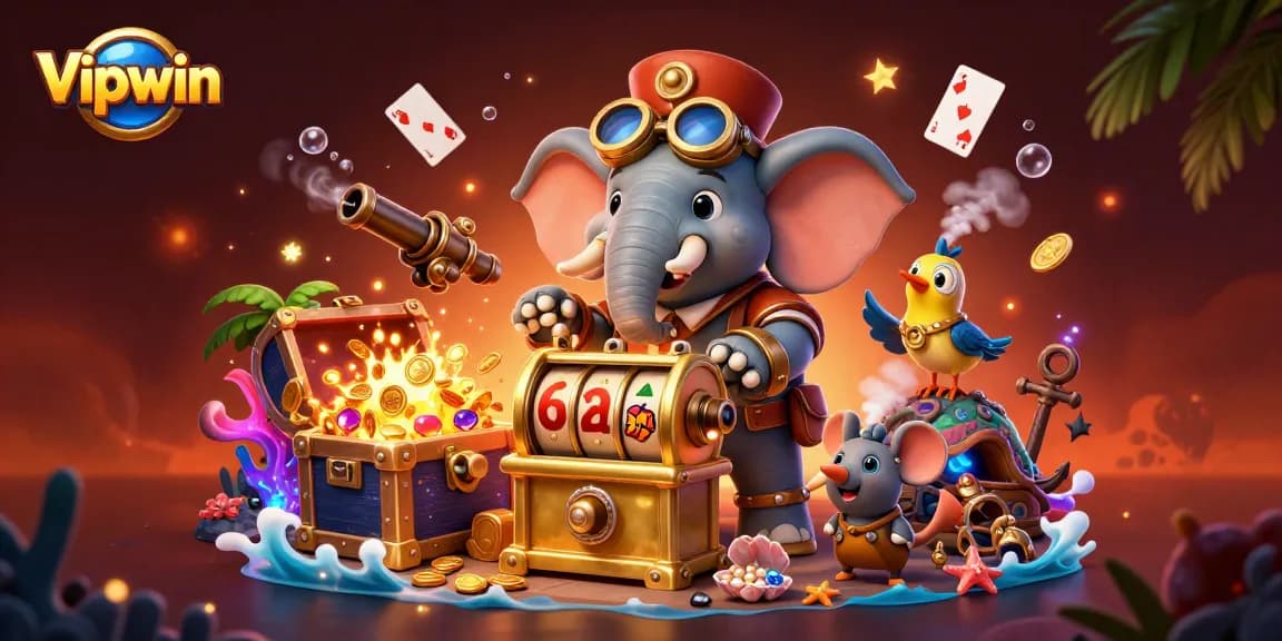 Experience thrilling casino action with Vipwin's unique steampunk slot machine adventure featuring vibrant elements.