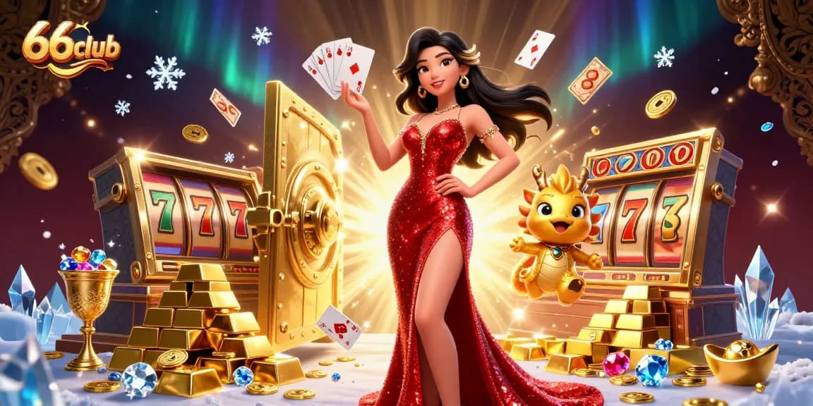 Join the excitement at 66club with vibrant casino elements and festive atmosphere.