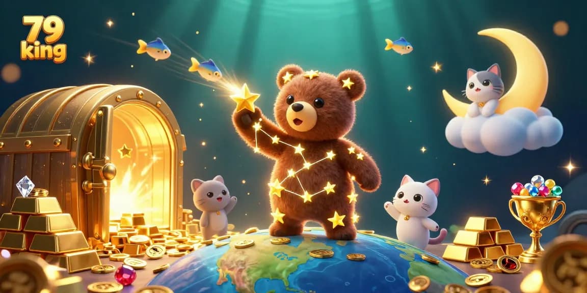 Engage with 79 king in a vibrant casino universe filled with treasures and magical characters.