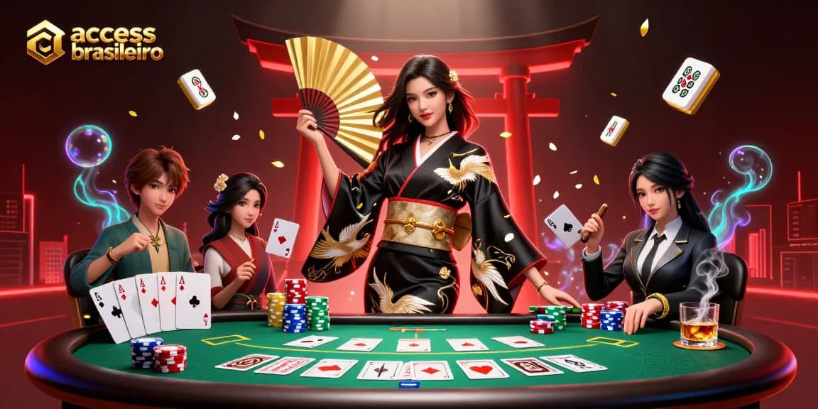 Access brasileiro offers vibrant gambling experiences with elegant visual elements like poker and mahjong.