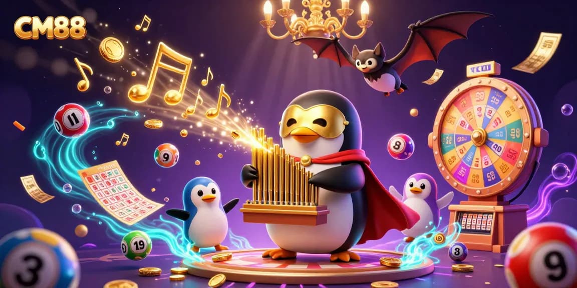 Experience thrilling gameplay at CM88 with vibrant casino elements showcasing dynamic scenes.