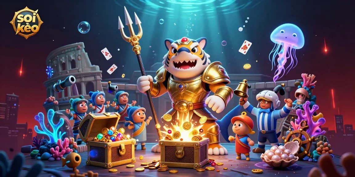 Spinning the odds with soi kèo while engaging in an exhilarating underwater sports betting scene.