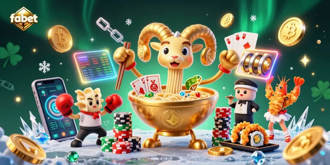 Engage with fabet's thrilling casino action featuring vibrant characters in a dynamic 3D scene.