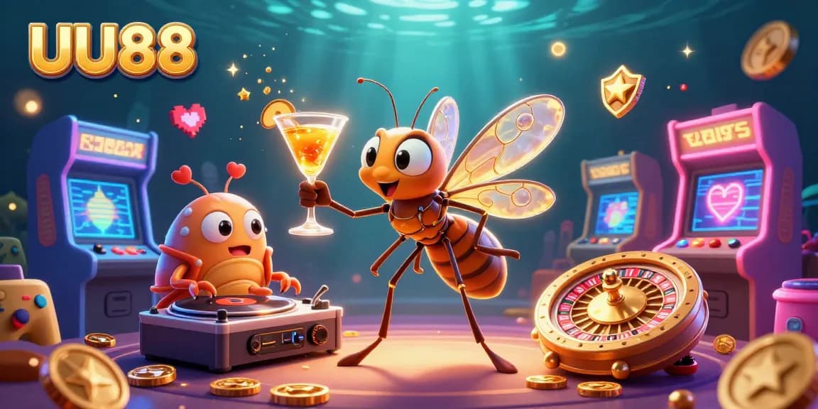 Experience excitement at UU88 with a vibrant carnival of characters, casino games, and spectacular animations.