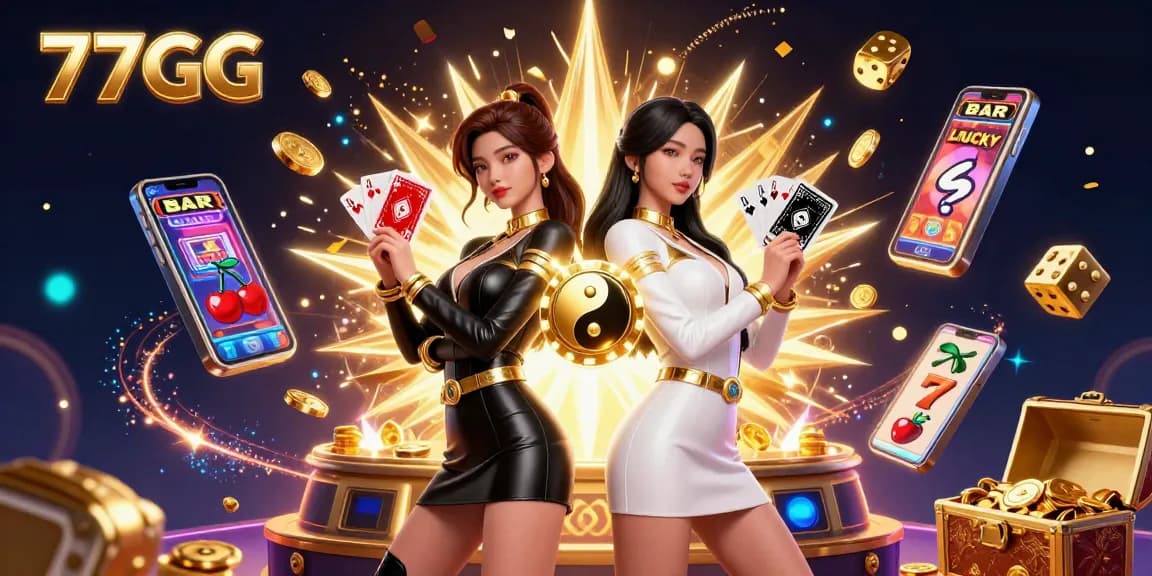 Engage in exciting gaming at 77GG with vibrant casino elements and stunning characters in a jackpot-rich environment.