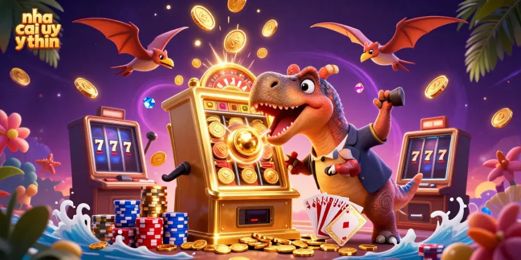Watch nha cai uy tin characters bring excitement to a casino jackpot with a dynamic casino scene.
