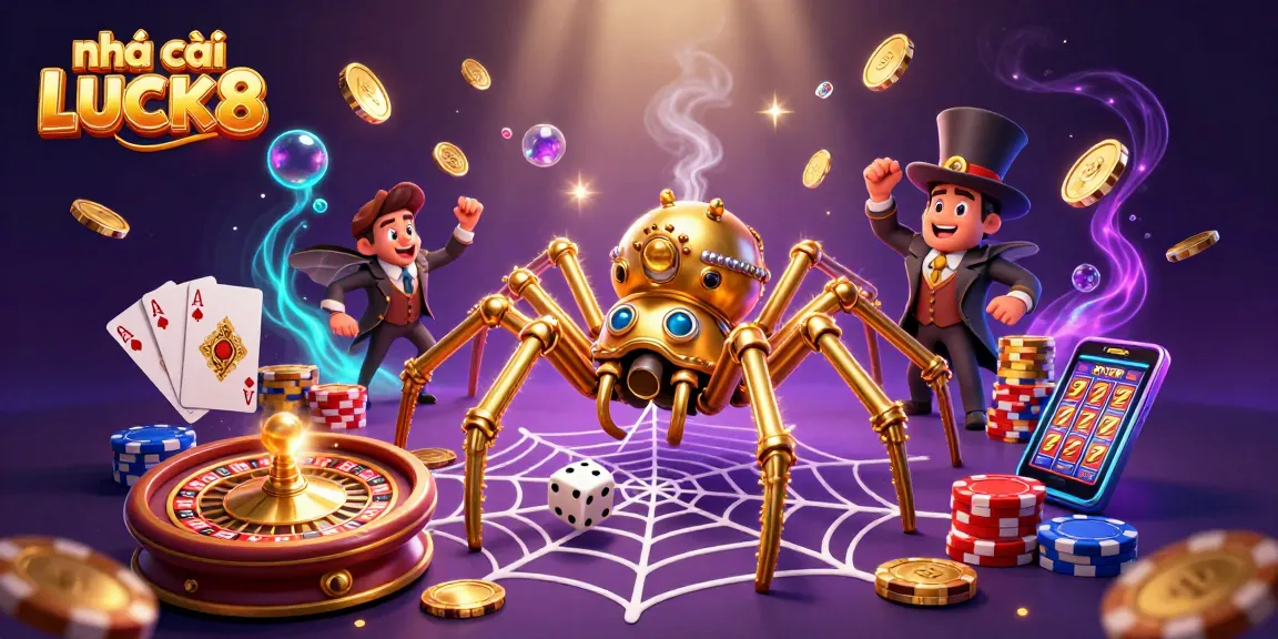 Engage with exciting gaming at nhà cái LUCK8 featuring steampunk elements and vibrant casino visuals.
