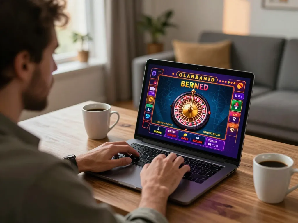 Player enjoying live dealer games on 27G online casino platform from home setting