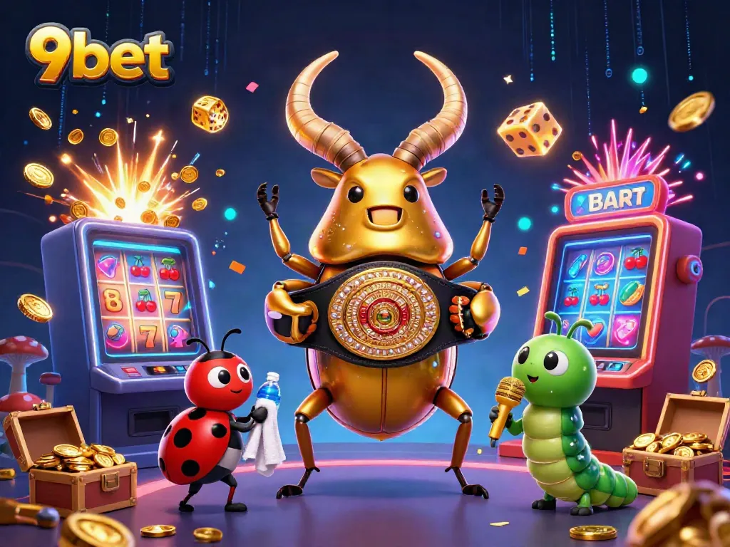 Experience high-energy gameplay with 9bet's vibrant casino atmosphere and striking characters.