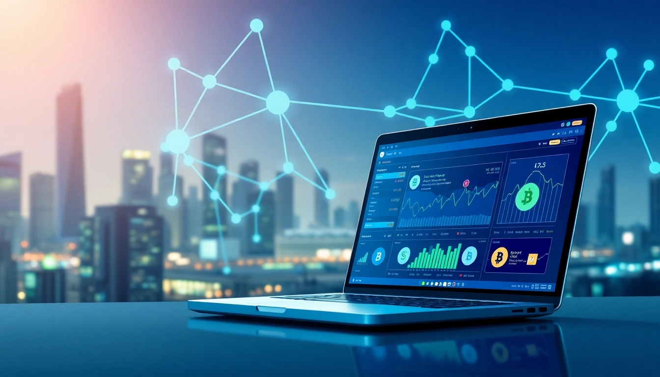 Suivez l'actualité DeFi avec un réseau blockchain et des graphiques innovants.
