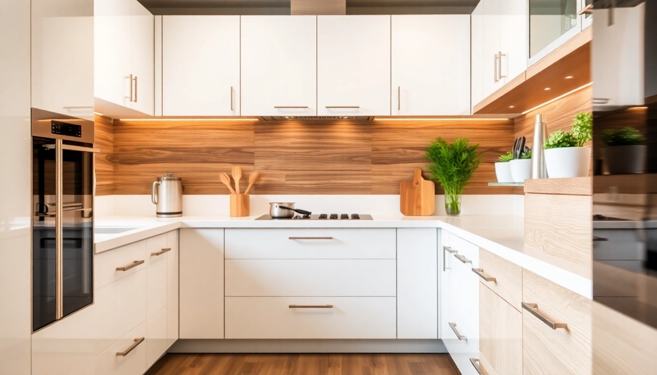 Cabinet Refacing Clearwater FL enhancing a kitchen's aesthetic with smooth, glossy finishes.