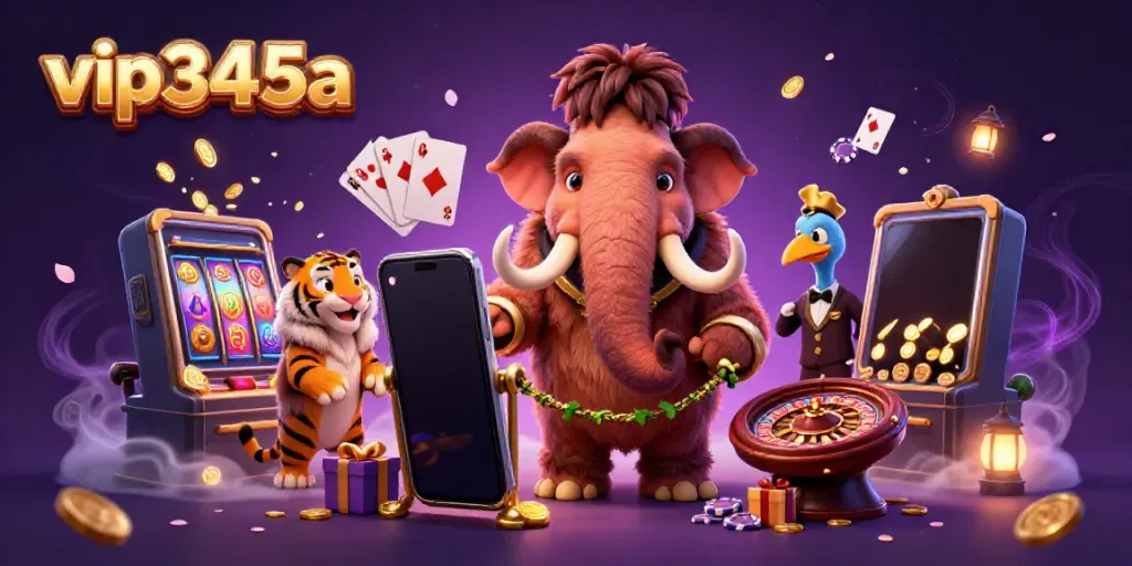 Experience VIP345a gambling excitement with a woolly mammoth bouncer and saber-tooth tiger VIP.