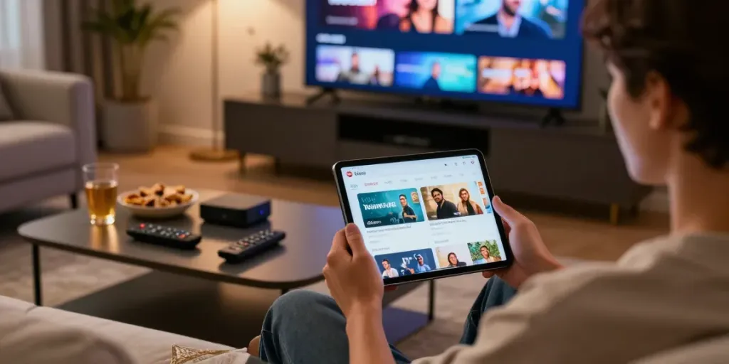 Baixe YouCine e assista a filmes e séries confortavelmente na sua sala.