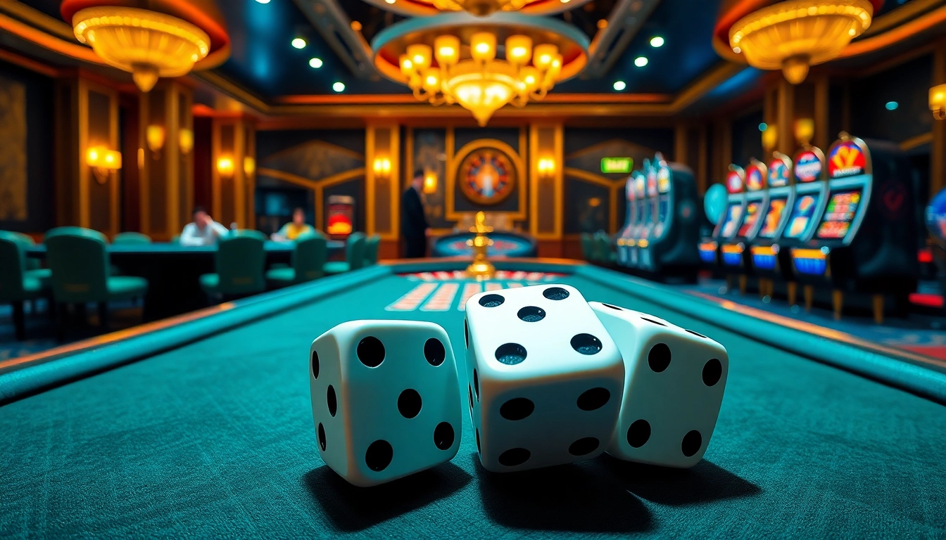 Experience an exciting casino atmosphere with XX88 branding, showcasing players at poker tables and vibrant slot machines.