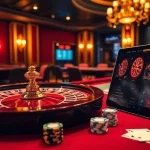 Experience the thrilling atmosphere of rr88 com online gambling with a luxurious casino scene.