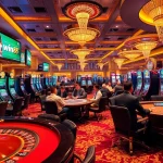 Experience thrilling gameplay at win88 casino with players enjoying slots and poker action.