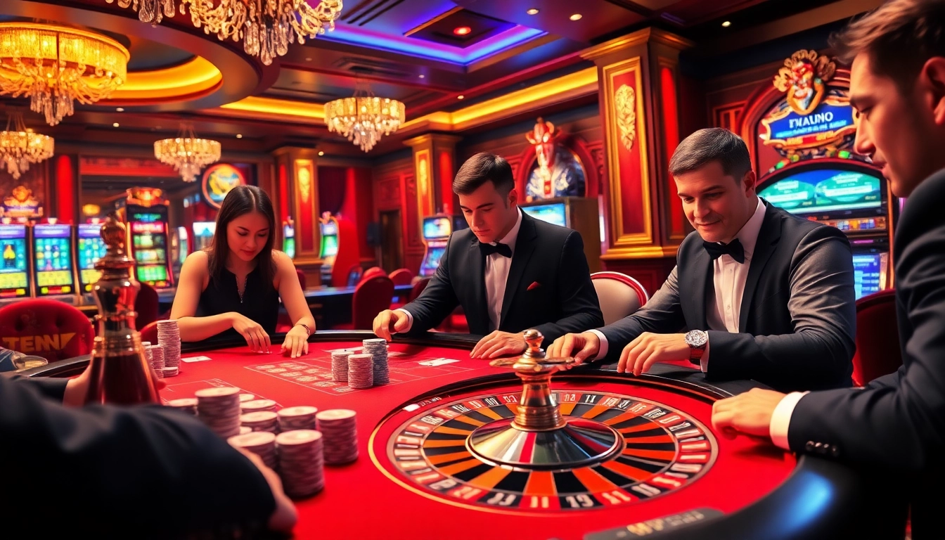 Experience the excitement of HB888 Casino with thrilling poker games and vibrant casino atmosphere.