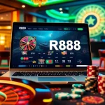 RR88 online gambling experience showcasing luxury casino elements and exciting game interfaces.