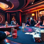Keonhacai5 enhances your betting experience with an engaging casino scene showcasing high-stakes poker and roulette.