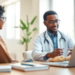 Talk to a doctor online without appointment during a professional telemedicine session.