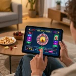 Engaging mobile online gaming experience with F8BETA2 on tablet showcasing roulette gameplay.