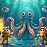 Experience thrilling wins with 23win as the colossal kraken and diving cat dive into treasure-filled slots.