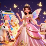 Win big with lottery92 in a vibrant, magical illustration highlighting colorful lottery elements.