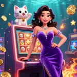 Experience the thrill of 98win with our stunning illustration featuring jackpots and vibrant gaming elements.