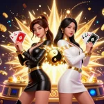Engage in exciting gaming at 77GG with vibrant casino elements and stunning characters in a jackpot-rich environment.