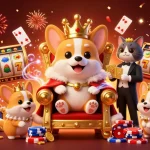Experimente a emoção no ap777 com um corgi real entre tesouros e celebrações temáticas de cassino.