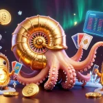 Experience excitement at sc88 with an ancient nautilus roulette wheel and glowing Bitcoin coins