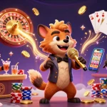 Engage in fun at SC88 Game's vibrant casino with hyenas serving drinks and comedy