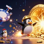 Experience debet with a 3D penguin and golden treasures in an exciting casino universe.