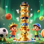 Experience thrilling gameplay at Vipwin with dynamic sports elements and vibrant casino visuals.