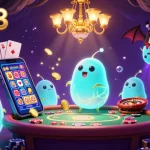 Experience thrilling gameplay at red88 with a vibrant casino scene featuring glowworms and lively gaming elements.