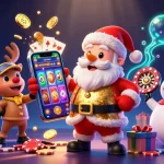 Experience max 88 casino thrills with Santa and friends at a dynamic digital slot game scene.