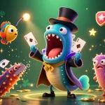 lx88 players experiencing card tricks and games in a vibrant underwater casino world