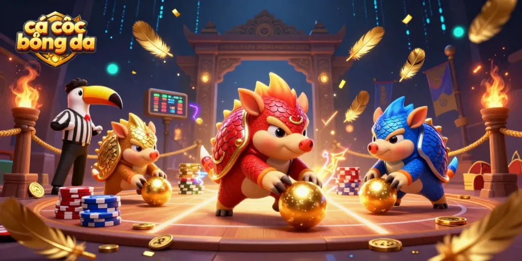 Experience cá cược bóng đá excitement with dynamic pangolins and vibrant betting elements