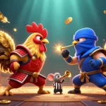 Engage with MAN88 at the exciting roosters' duel in a vibrant betting arena, showcasing thrilling competition.