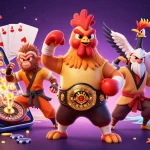 FUN79 players enjoying thrilling casino experience with vibrant games and characters.