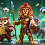 ZBET delivers thrilling sports betting action with lions, owls, and greyhounds illustrating high odds.