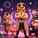 Engage with Link mới nhất QQ88 while raptors in disguise attempt entry to a VIP casino.